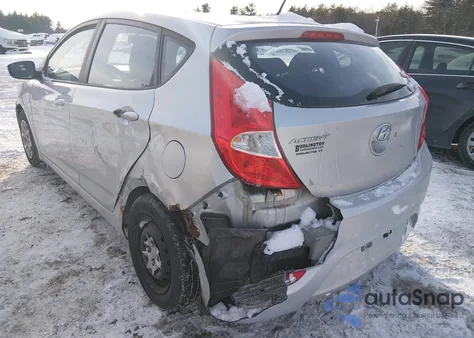 2012 Hyundai Accent Gs z USA, uszkodzony, nr VIN KMHCT5AEXCU047640